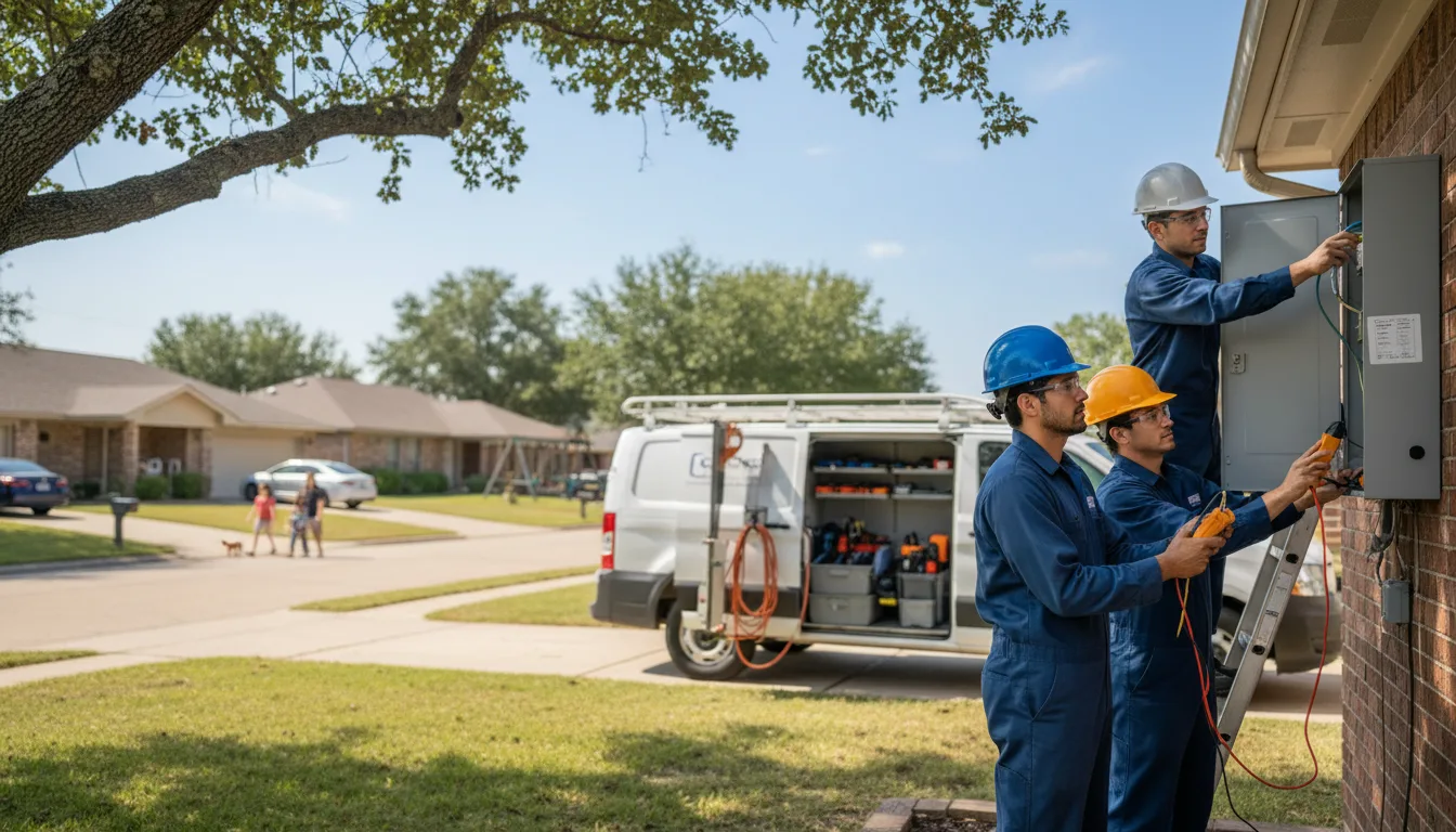 Certified electrician providing emergency electrical services in Perkins, GA